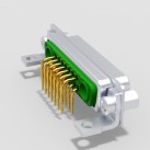 Combi Solder Pin 90°, 7.18 Assembled